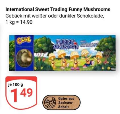 International Sweet Trading Funny Mushrooms