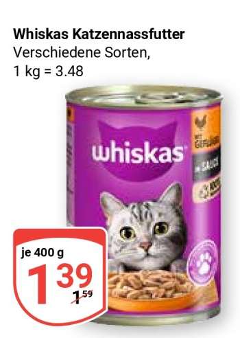 Whiskas Katzennassfutter