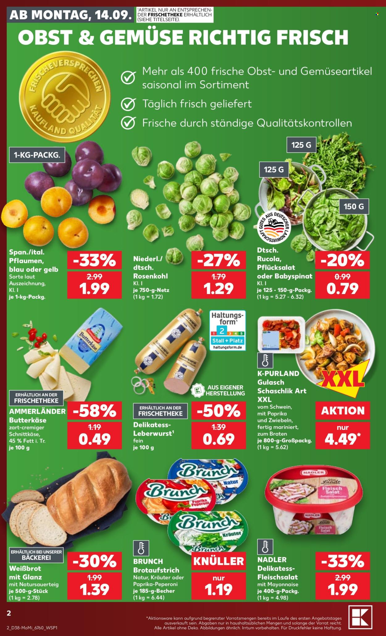 Kaufland Prospekte  - 14.09.2026 - 16.09.2026. Seite 2