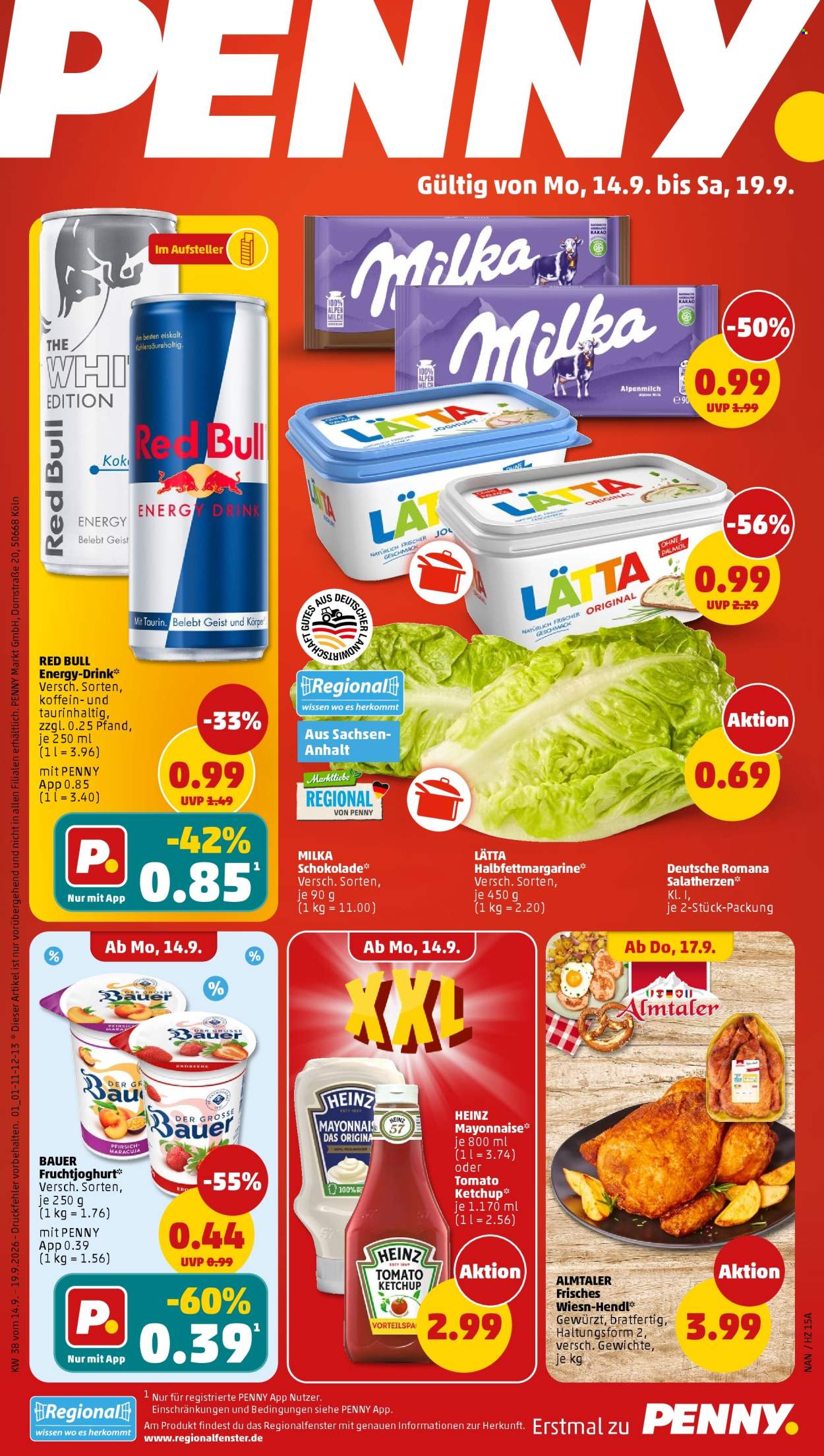 Penny Prospekte  - 14.09.2026 - 19.09.2026. Seite 1