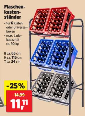 Flaschenkastenständer