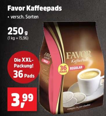 Favor Kaffeepads