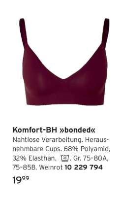 Komfort-BH »bonded«