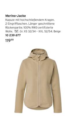 Merino-Jacke