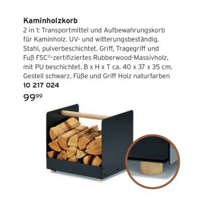 Kaminholzkorb