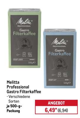 Melitta Professional Gastro Filterkaffee