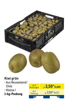 Kiwi, grün