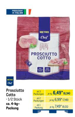 Prosciutto Cotto