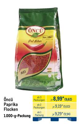 Öncü Paprika Flocken