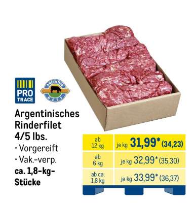 Argentinisches Rinderfilet