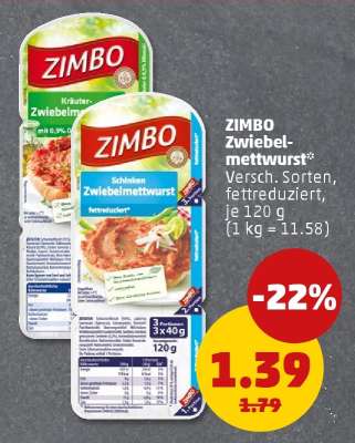 Zimbo Zwiebelmettwurst