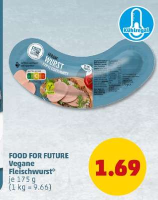 FOOD FOR FUTURE Vegane Fleischwurst