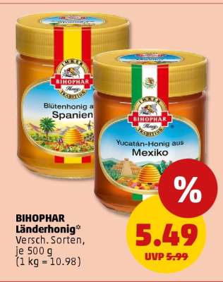 BIHOPHAR Länderhonig