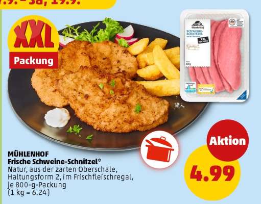 MÜHLENHOF Frische Schweine-Schnitzel