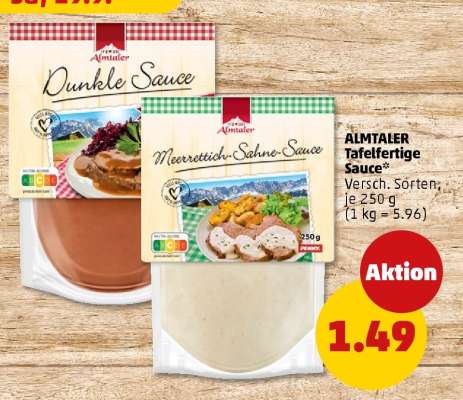 ALMTALER Tafelfertige Sauce