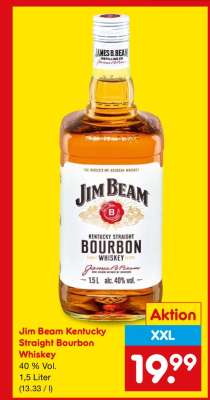 Jim Beam Kentucky Straight Bourbon Whiskey
