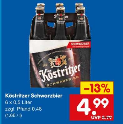 KÖSTRITZER Schwarzbier°