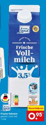 Frische Vollmilch