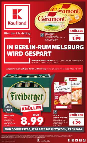 Prospekte Kaufland - 17.09.2026 - 23.09.2026.