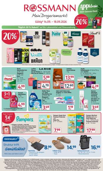 Prospekte Rossmann - 14.09.2026 - 18.09.2026.