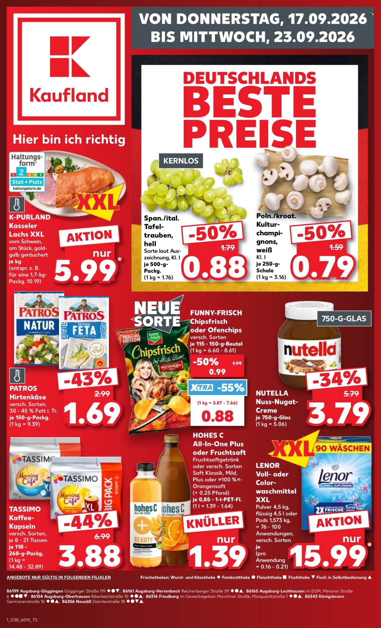 Kaufland Prospekte  - 17.09.2026 - 23.09.2026. Seite 1