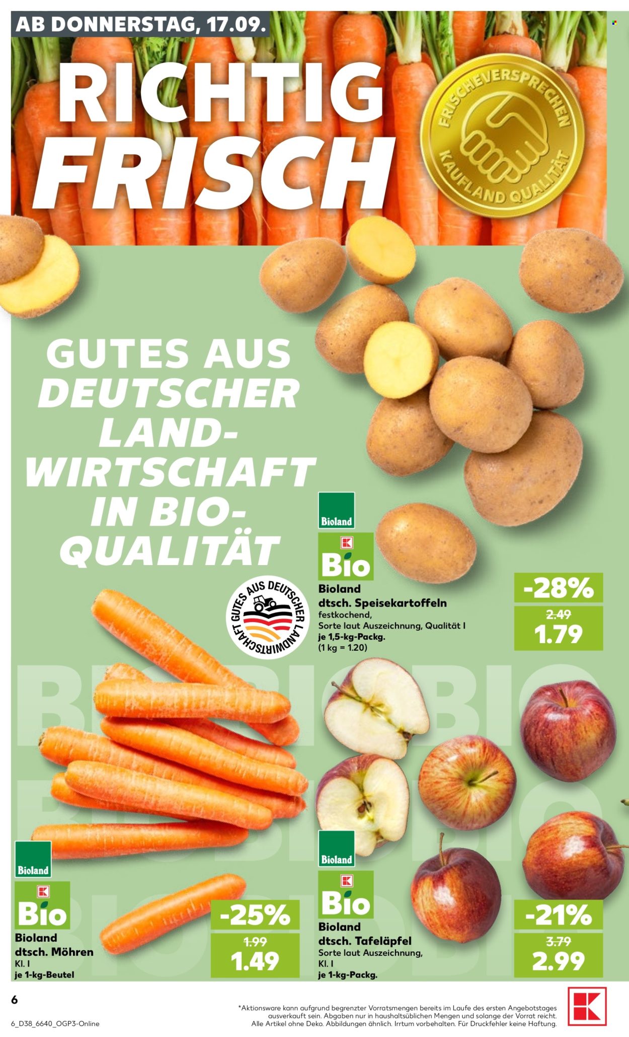 Kaufland Prospekte  - 17.09.2026 - 23.09.2026. Seite 6