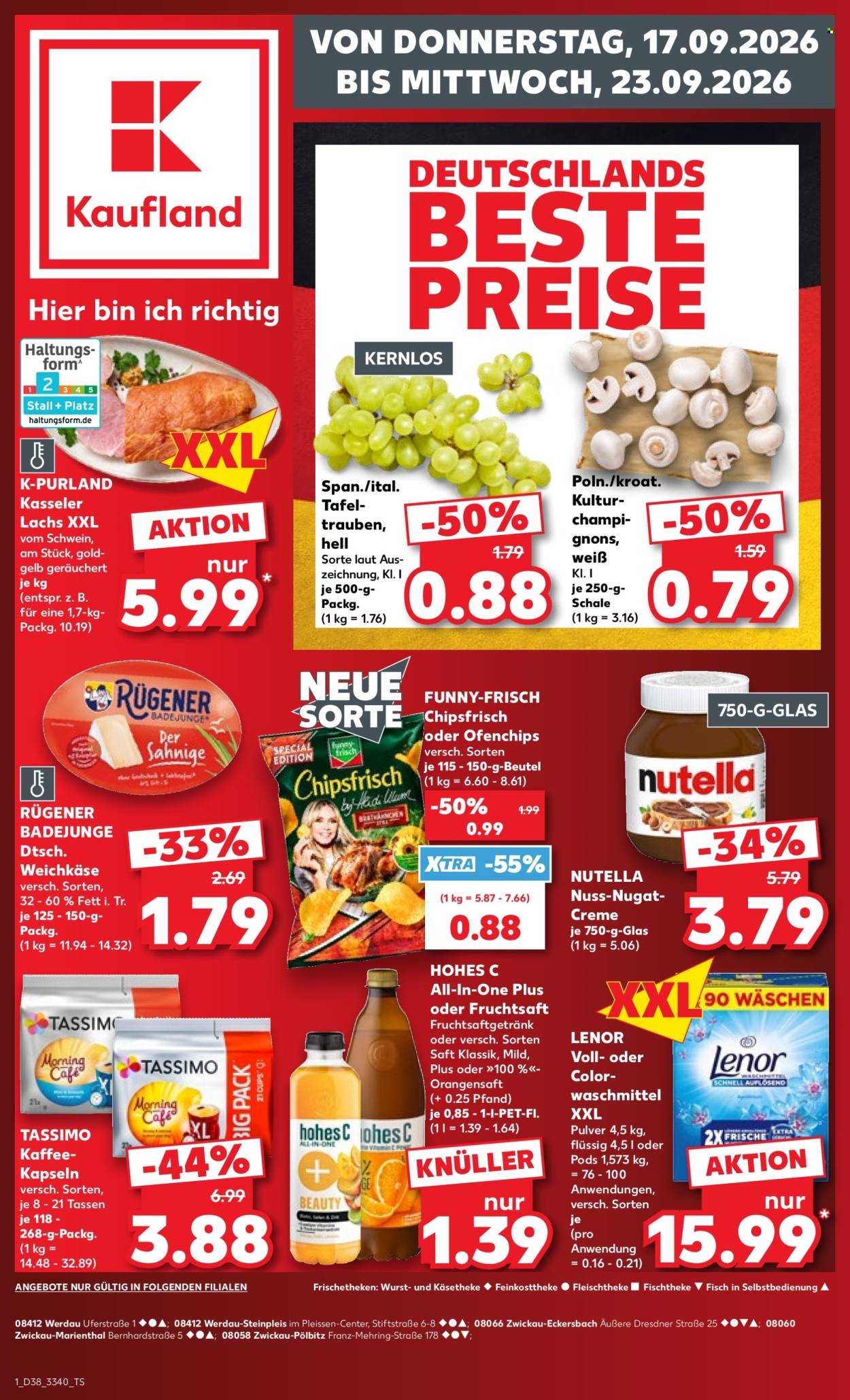 Kaufland Prospekte  - 17.09.2026 - 23.09.2026. Seite 1