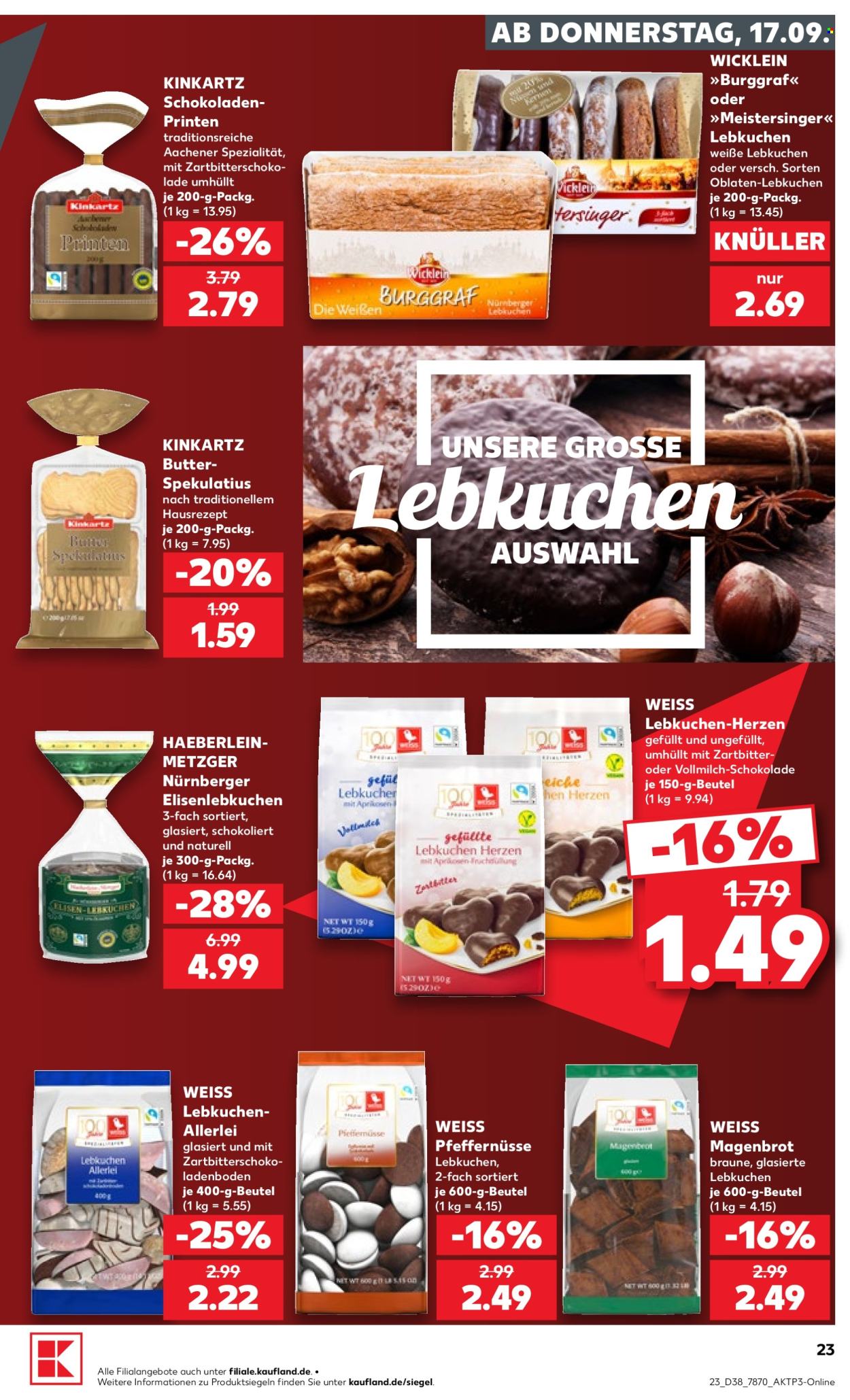 Kaufland Prospekte  - 17.09.2026 - 23.09.2026. Seite 23
