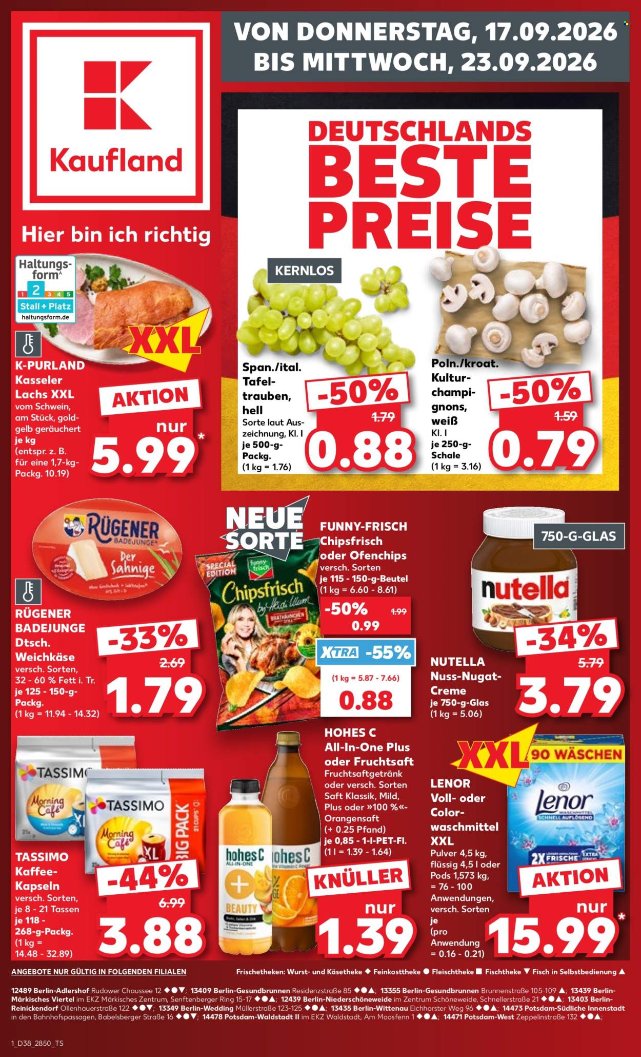 Kaufland Prospekte  - 17.09.2026 - 23.09.2026. Seite 1