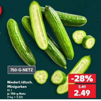 Niederl./dtsch. Minigurken