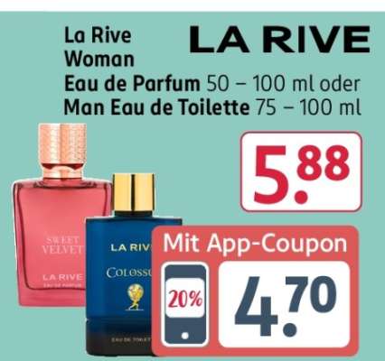La Rive Woman Eau de Parfum 50 – 100 ml oder Man Eau de Toilette 75 – 100 ml