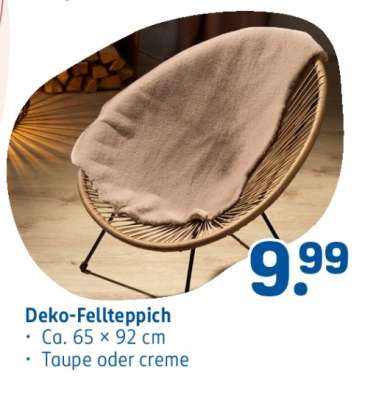 Deko-Fellteppich
