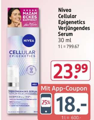 Nivea Cellular Epigenetics Verjüngendes Serum
