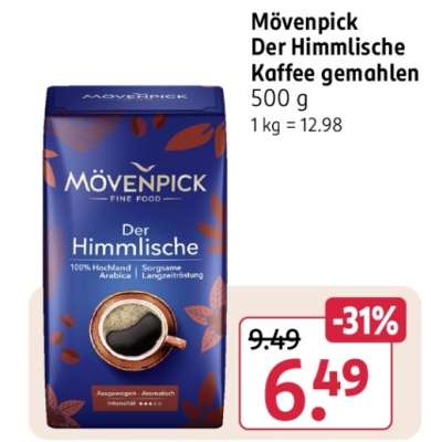 Mövenpick Der Himmlische Kaffee gemahlen