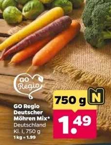 GO Regio Deutscher Möhren-Mix