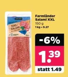 Farmländer Salami XXL