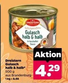 Dreistern Gulasch halb & halb*
