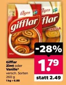 Gifflar Zimt oder Vanille