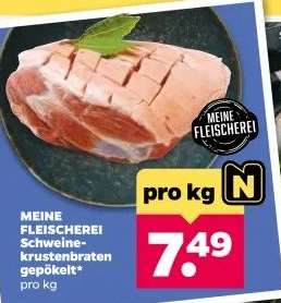 Meine Fleischerei Schweinekrustenbraten gepökelt