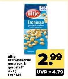 ültje Erdnusskerne gesalzen & geröstet