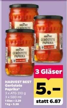 HARVEST BEST Geröstete Paprika