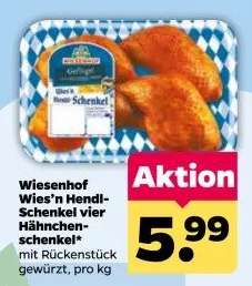 Wiesenhof Wies’n Hendl-Schenkel vier Hähnchenschenkel
