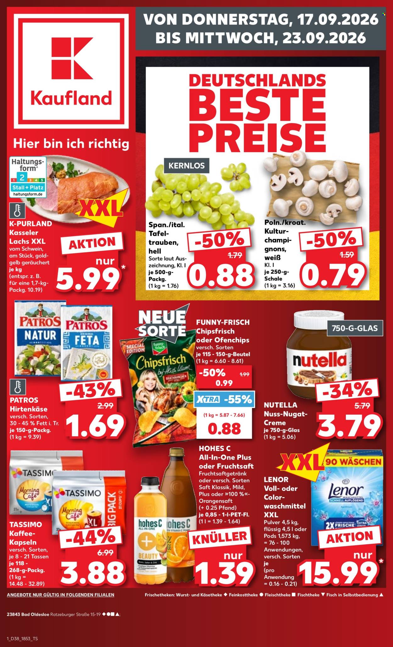 Kaufland Prospekte  - 17.09.2026 - 23.09.2026. Seite 1