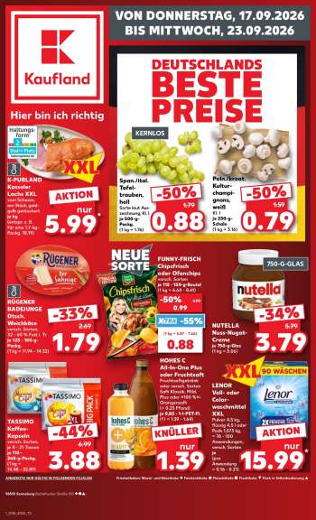 Prospekte Kaufland - 17.09.2026 - 23.09.2026.