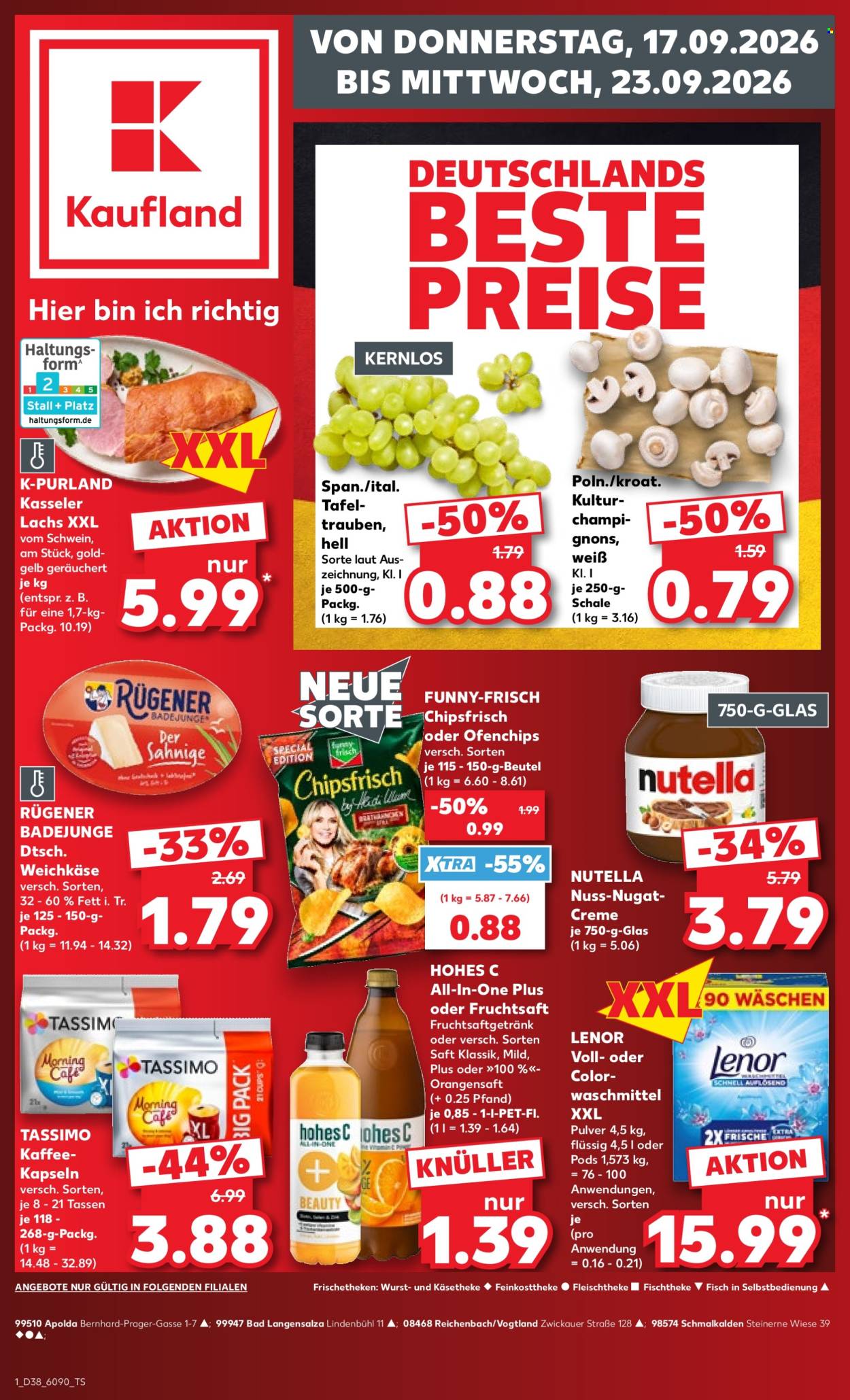 Kaufland Prospekte  - 17.09.2026 - 23.09.2026. Seite 1