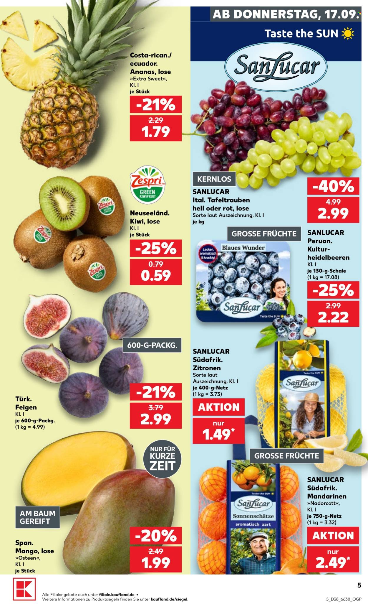 Kaufland Prospekte  - 17.09.2026 - 23.09.2026. Seite 5