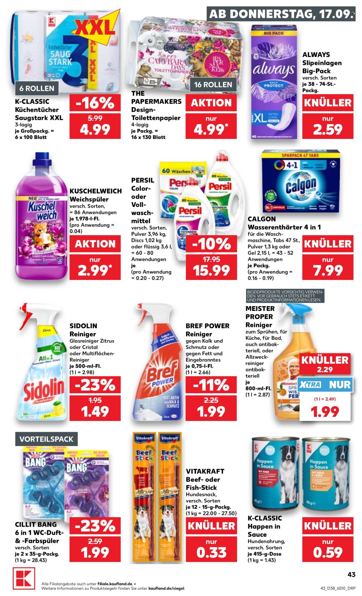 Kaufland Prospekte  - 17.09.2026 - 23.09.2026. Seite 43