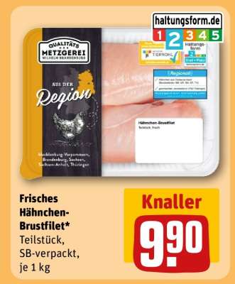 Frisches Hähnchen-Brustfilet*