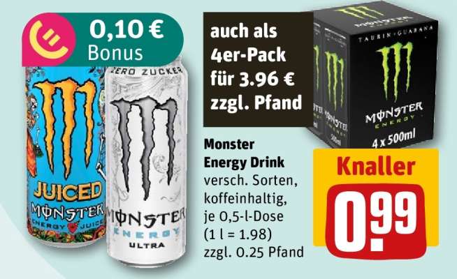 Monster energy drink