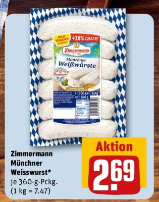 Zimmermann Münchner Weisswurst